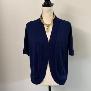 Avenue Deep Blue Knit Top